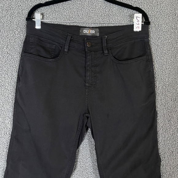 DU/ER Duer T2X Live Lite Straight Leg Pants - Men's Size 32*30(Fit 32*28) -Black - Picture 2 of 11